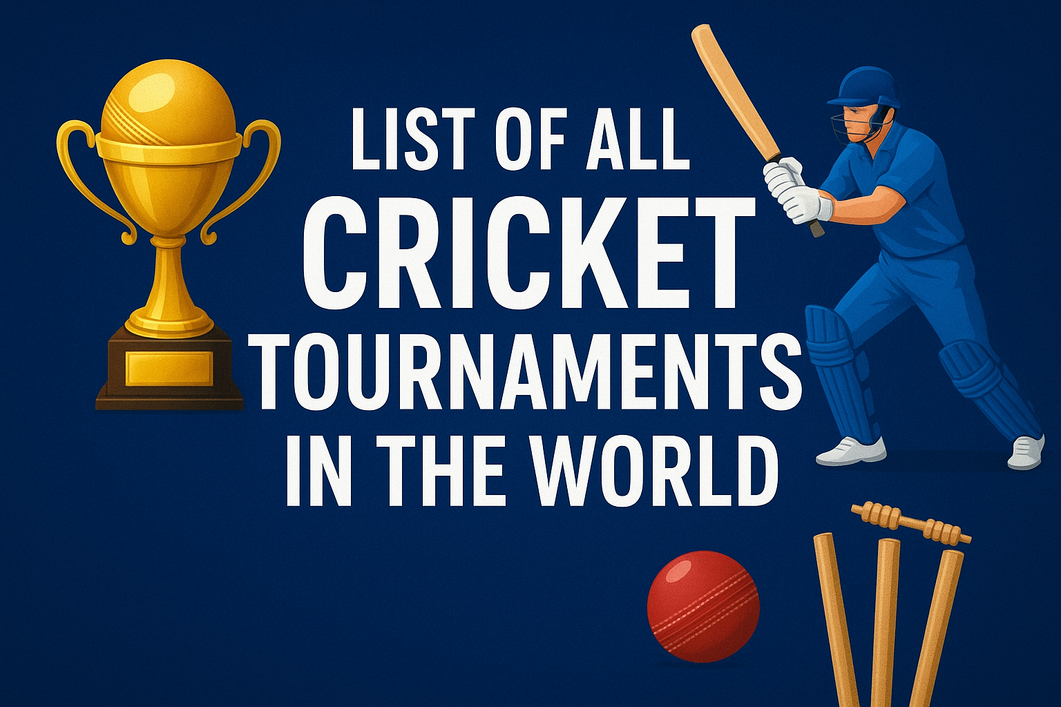 List Of All Cricket Tournament In The World